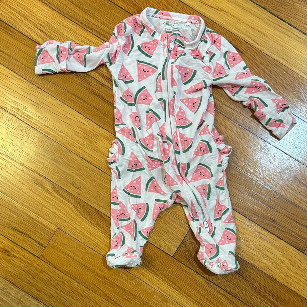 Angel dear - NB Watermelon Print Kids One Piece
